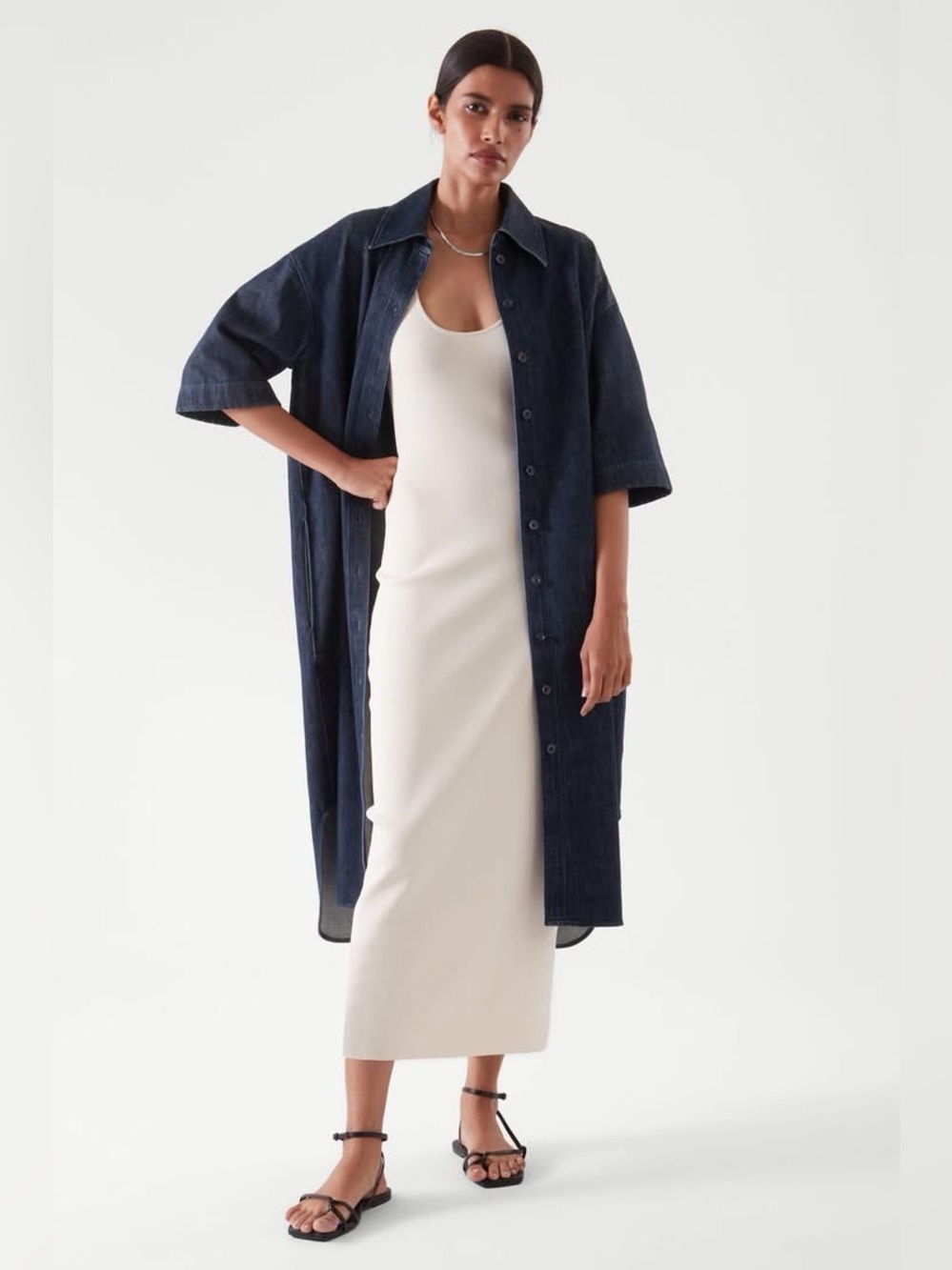 Cos Denim Shirt Dress